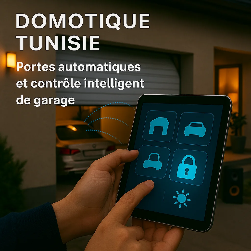 Domotique Tunisie – Portes automatiques et contrôle intelligent de garage avec HK Vision