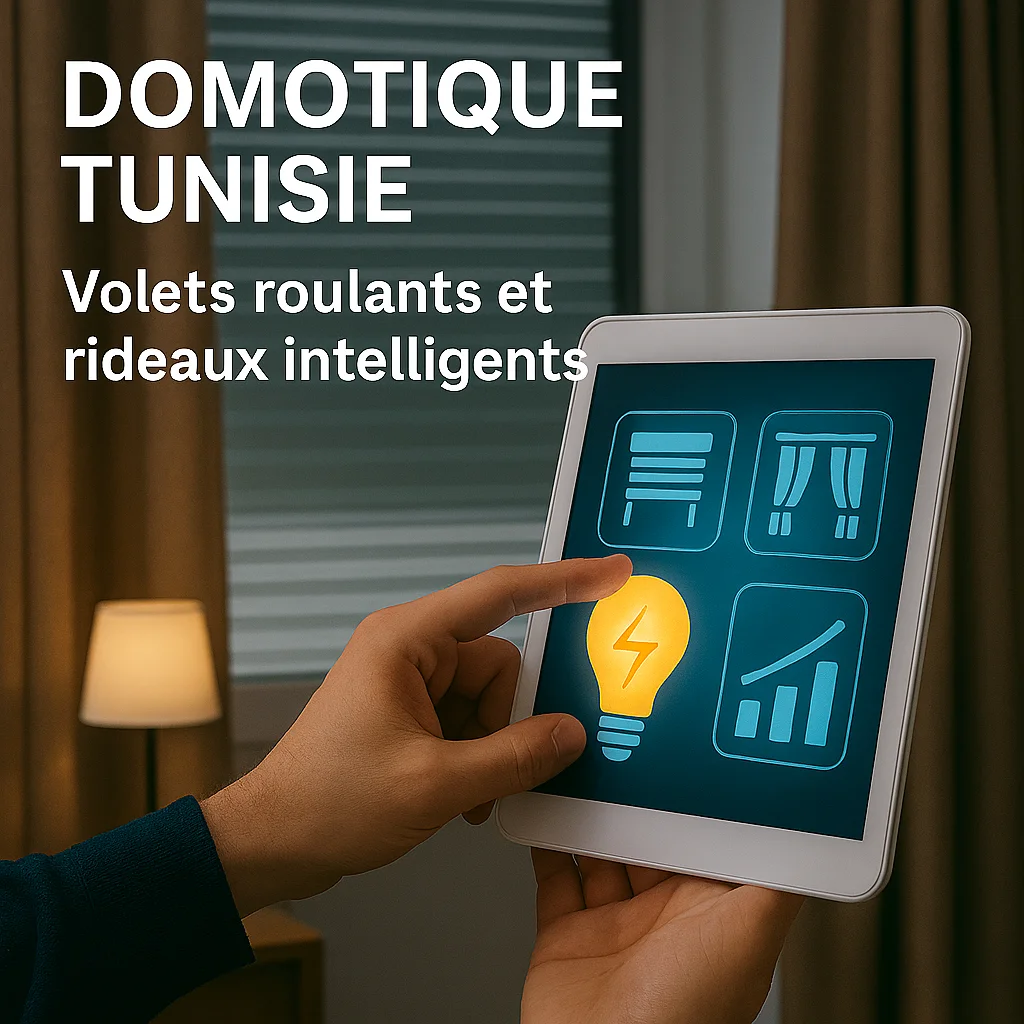 Domotique Tunisie – Volets roulants et rideaux intelligents avec HK Vision