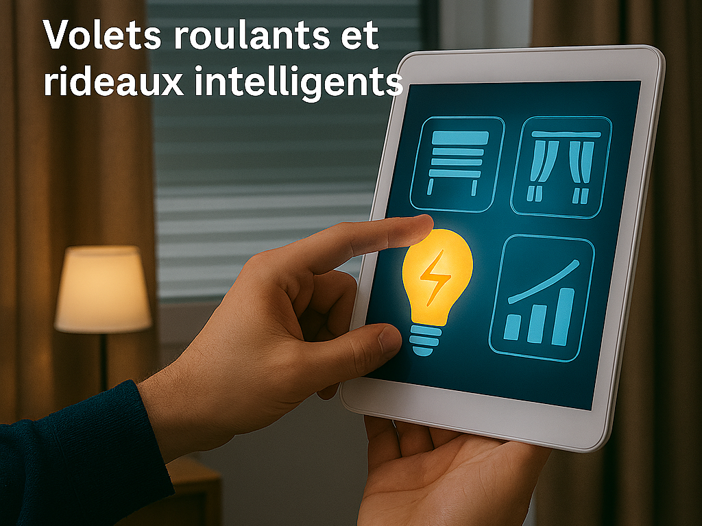 Volets roulants et rideaux intelligents – Confort, sécurité et économies d’énergie avec HK Vision Domotique Tunisie – Volets roulants et rideaux intelligents avec HK Vision