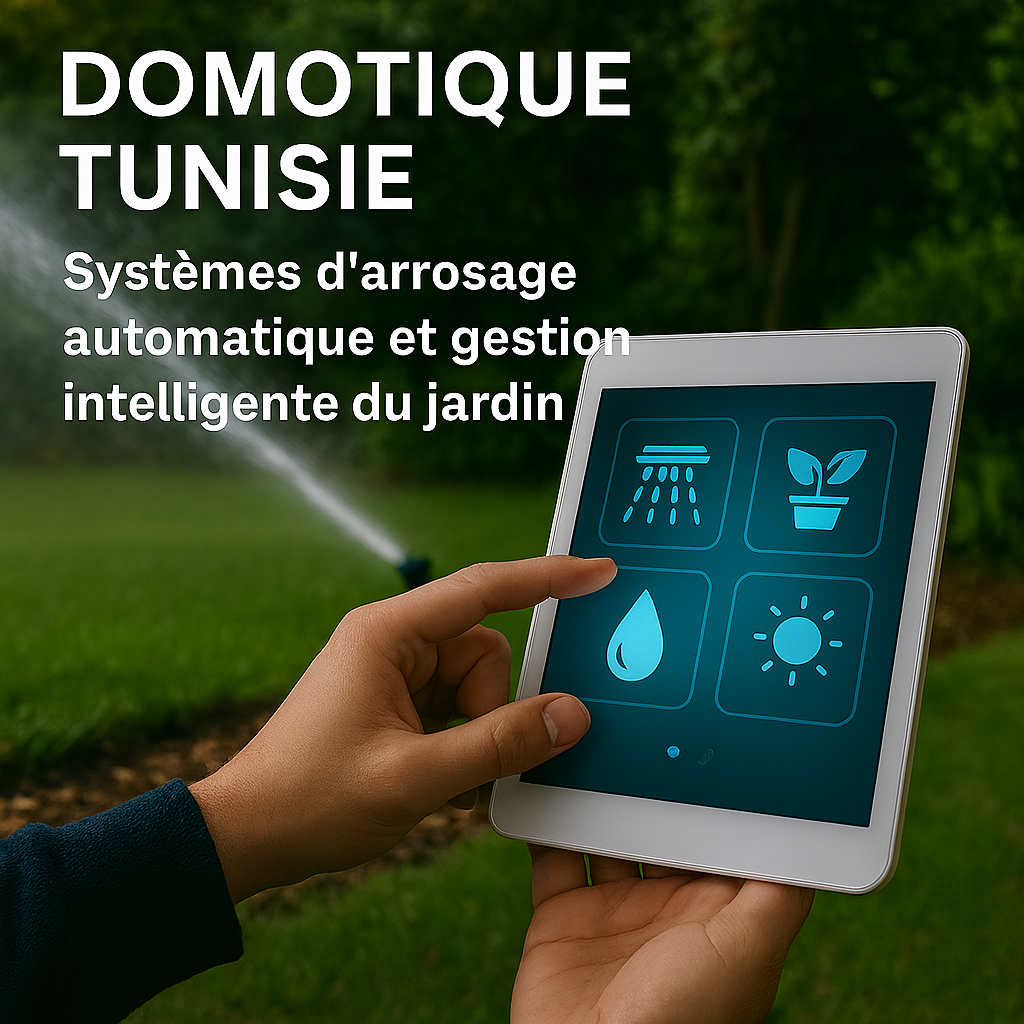 Domotique Tunisie – Systèmes d’arrosage automatique et gestion intelligente du jardin avec HK Vision